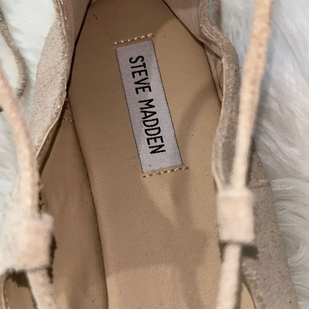 STEVE MADDEN Errin tan suede spadrille size 10B